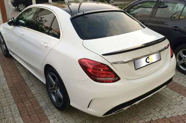 Αεροτομή Μαύρη Γυαλιστερή Mercedes C Class W205