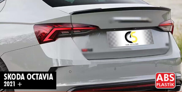 Αεροτομή Μαύρη Γυαλιστερή Skoda Octavia MK4