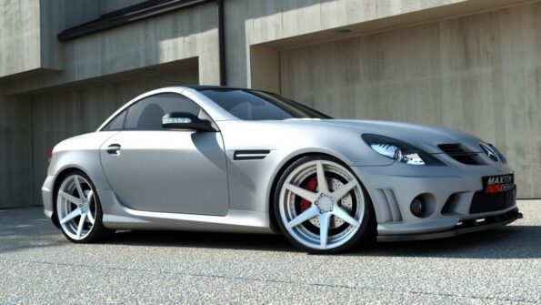 Εμπρός Σπόιλερ Mercedes SLK R171 (for Me-SLK -r171-AMG204-f1)