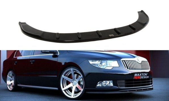 Εμπρός Σπόιλερ Skoda Superb Mk2 (For Sport Εμπρός Bumper Spoiler)