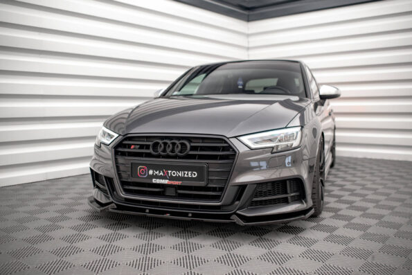 Εμπρός Σπόιλερ V.1 Audi S3 / A3 S-Line Sportback 8V Facelift