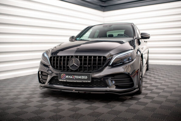 Εμπρός Σπόιλερ V.1 Mercedes-Benz C AMG Line Sedan / Coupe / Estate W205 / C205 / S205 Facelift