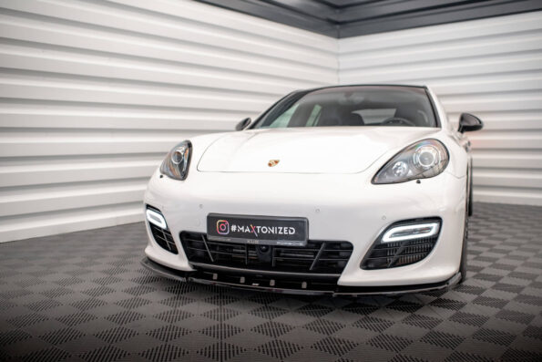 Εμπρός Σπόιλερ V.1 Porsche Panamera Turbo Sport Design Package 970