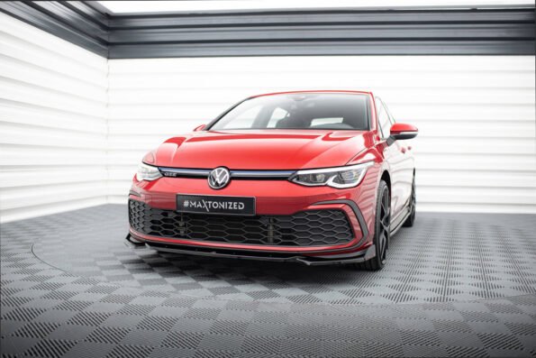 Εμπρός Σπόιλερ V.2 + Flaps Volkswagen Golf GTI / GTE / GTD / R-Line Mk8