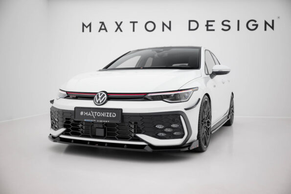 Εμπρός Σπόιλερ V.2 + Flaps Volkswagen Golf GTI / GTE / R-Line Mk8 Facelift