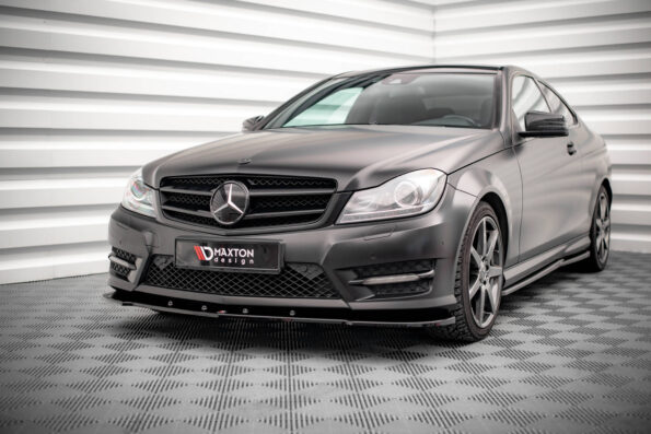 Εμπρός Σπόιλερ V.2 Mercedes-Benz C Coupe / Sedan / Estate  AMG-Line C204 / W204 Facelift / S204 Facelift