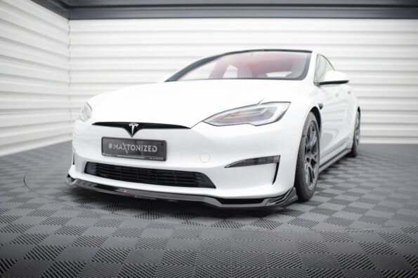 Εμπρός Σπόιλερ V.2 Tesla Model S Plaid Mk1 Facelift