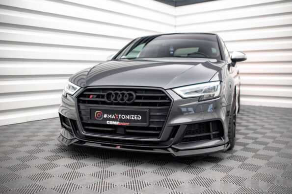 Εμπρός Σπόιλερ V.3 Audi S3 / A3 S-Line Sportback 8V Facelift