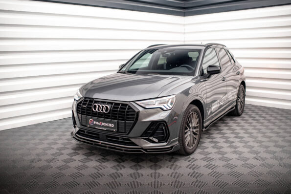 Εμπρός Σπόιλερ V.4 Audi Q3 Sportback / SUV S-Line F3