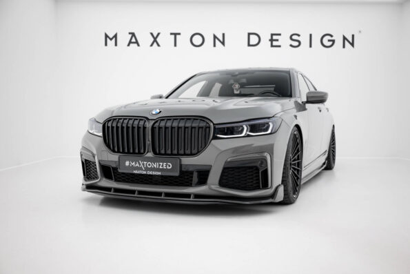 Prepreg Carbon Fiber Εμπρός Σπόιλερ + ABS Σπόιλερ BMW 7 M-Pack G11 Facelift