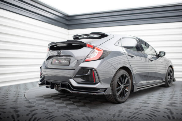 Πίσω Σπόιλερ V.1 (with vertical bars) + Flaps Honda Civic Sport Mk 10 Facelift