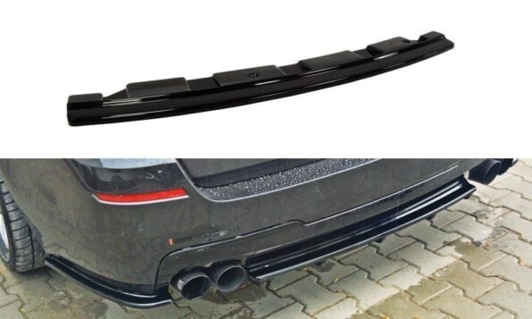 Πίσω Σπόιλερ for BMW 5 M-Pack Sedan/Touring F10/F11 – without vertical bars (fits two double exhaust ends)