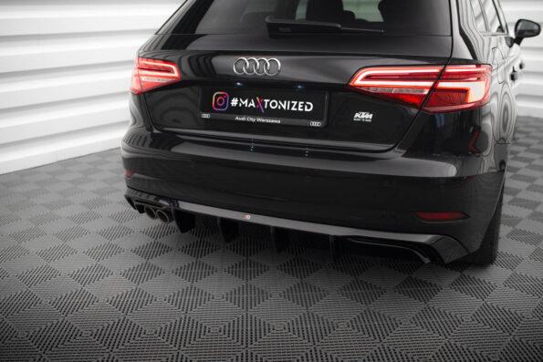 Πίσω Valance Audi A3 Sportback 8V Facelift (Version with double exhaust tip)