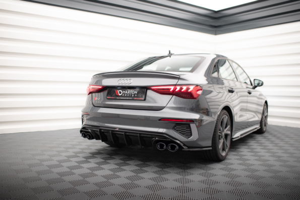 Πίσω Valance + Exhaust Ends Imitation Audi A3 S-Line Sedan 8Y