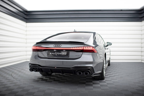 Πίσω Valance + Exhaust Ends Imitation Audi A7 S-Line C8 / S7 C8 / C8 Facelift / S7 Facelift