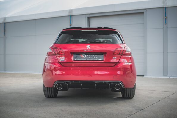 Πίσω Valance + Exhaust Ends Imitation Peugeot 308 GT Mk2 Facelift