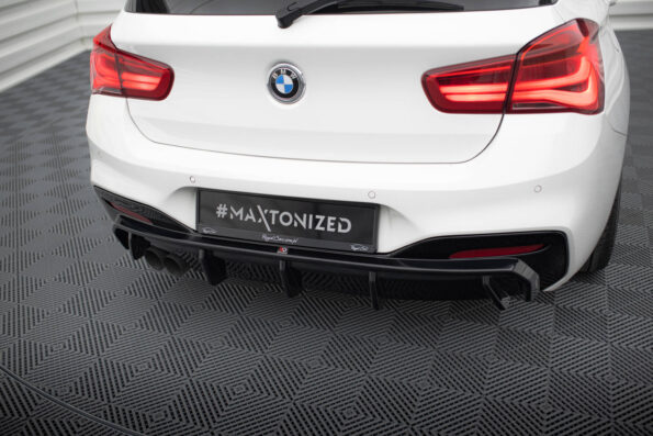 Πίσω Valance V.3 BMW 1 M-Pack F20 Facelift (Single side dual exhaust version)