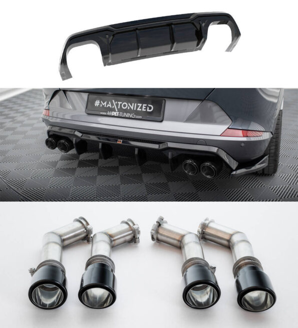 Πίσω Valance V.3 + Exhaust Tips Cupra Formentor VZ Mk1 / Mk1 Facelift
