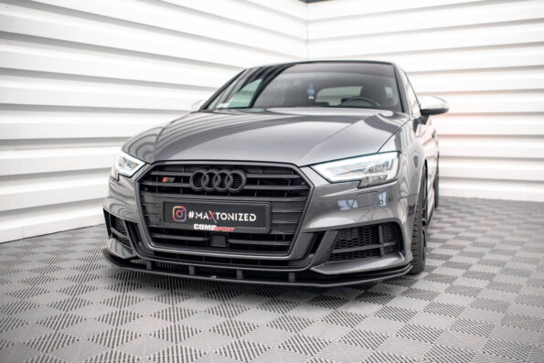 Street Pro Εμπρός Σπόιλερ Audi S3 / A3 S-Line Sportback 8V Facelift