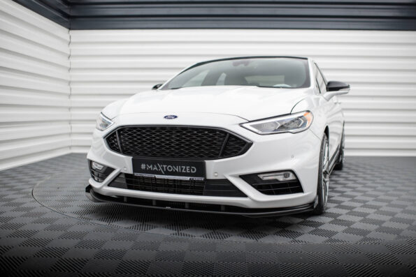 Street Pro Εμπρός Σπόιλερ + Flaps Ford Mondeo Sport Mk5 Facelift / Fusion Sport Mk2 Facelift