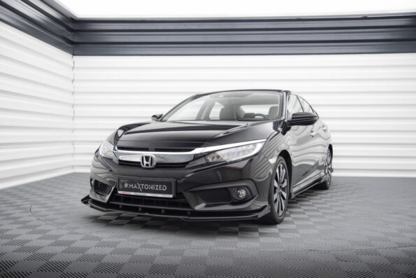 Street Pro Εμπρός Σπόιλερ + Flaps Honda Civic Sedan Mk10