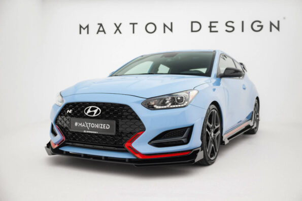 Street Pro Εμπρός Σπόιλερ + Flaps Hyundai Veloster N Mk2