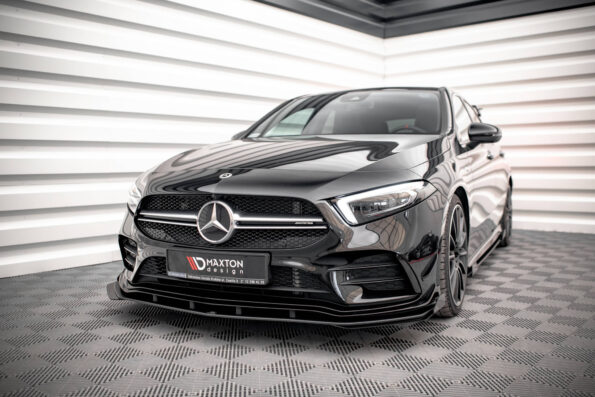 Street Pro Εμπρός Σπόιλερ + Flaps Mercedes A35 AMG / AMG-Line Aero Pack W177