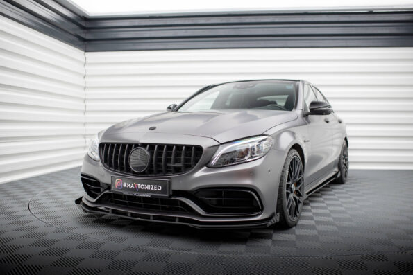 Street Pro Εμπρός Σπόιλερ + Flaps Mercedes-AMG C63 Sedan / Estate W205 Facelift