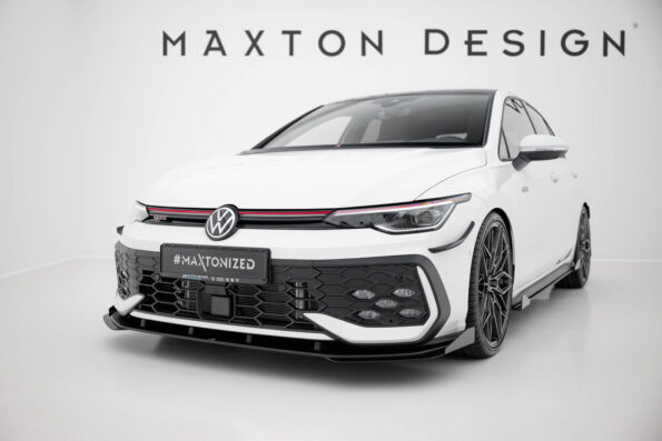 Street Pro Εμπρός Σπόιλερ + Flaps Volkswagen Golf GTI / GTE / R-Line Mk8 Facelift