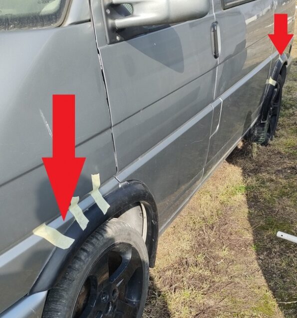 Σετ Φρύδια Φτερών VW Transporter T4